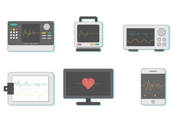 Free Heart Monitor Vector - vector gratuit #408333
